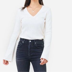 Citizens Of Humanity Ribbed V-Neck Top